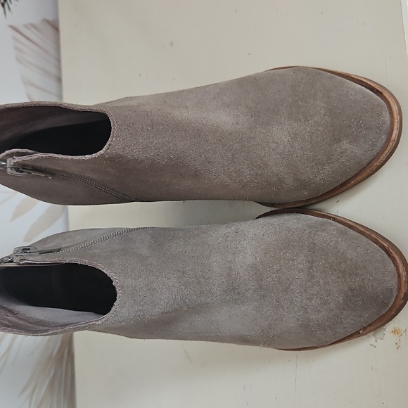 Jeffrey Campbell Kamet 2 Taupe Suede Ankle Booties, Sz 8, Boho, Scandi, Leather - Picture 9 of 11
